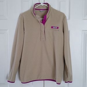 Columbia fleece top XL